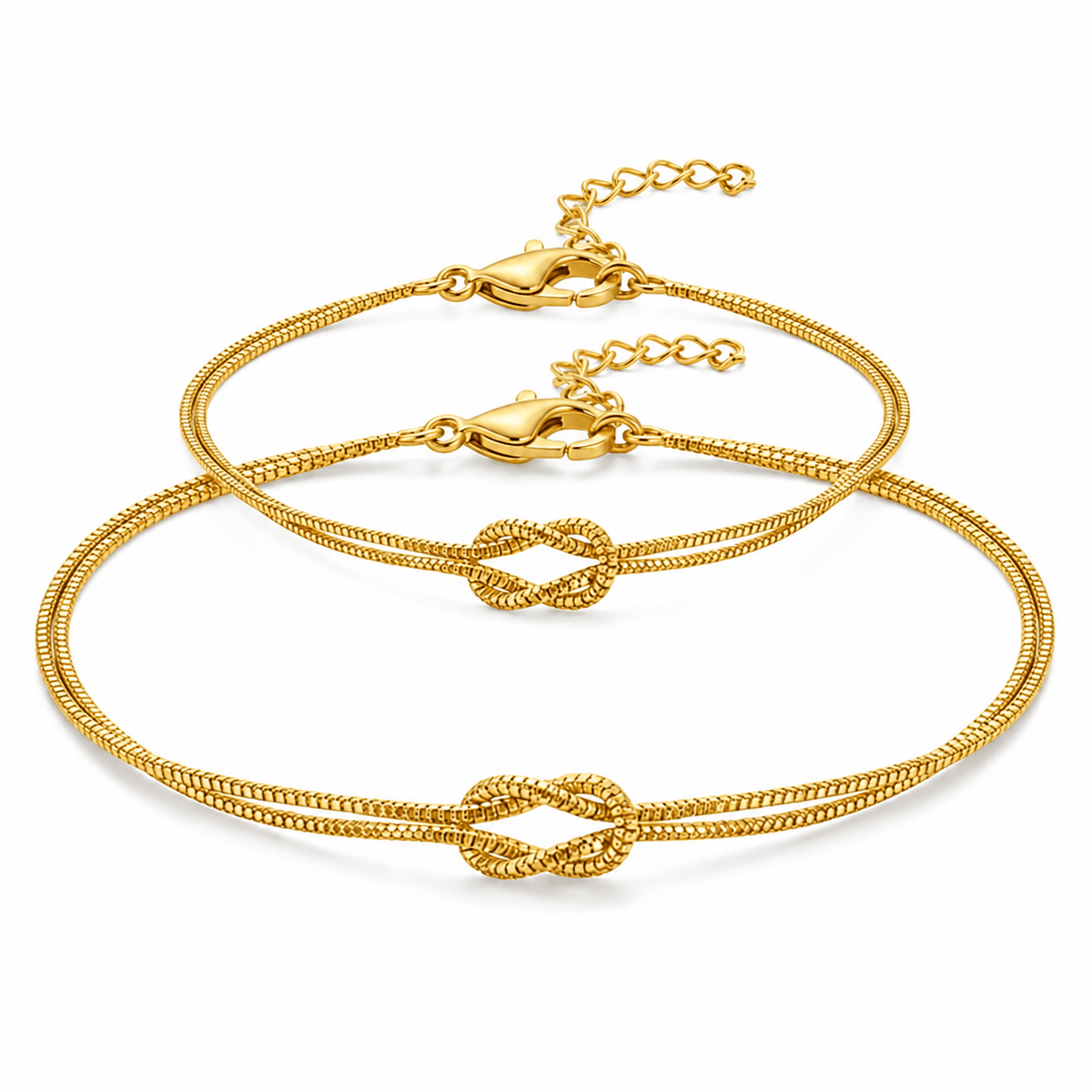 Mutter-Kind Knoten Armband Set - OTANTO