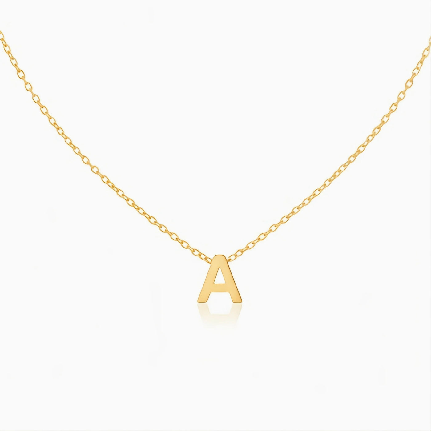 Zirconia Initial Necklace