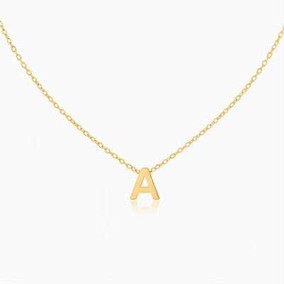 Zirconia Initial Necklace