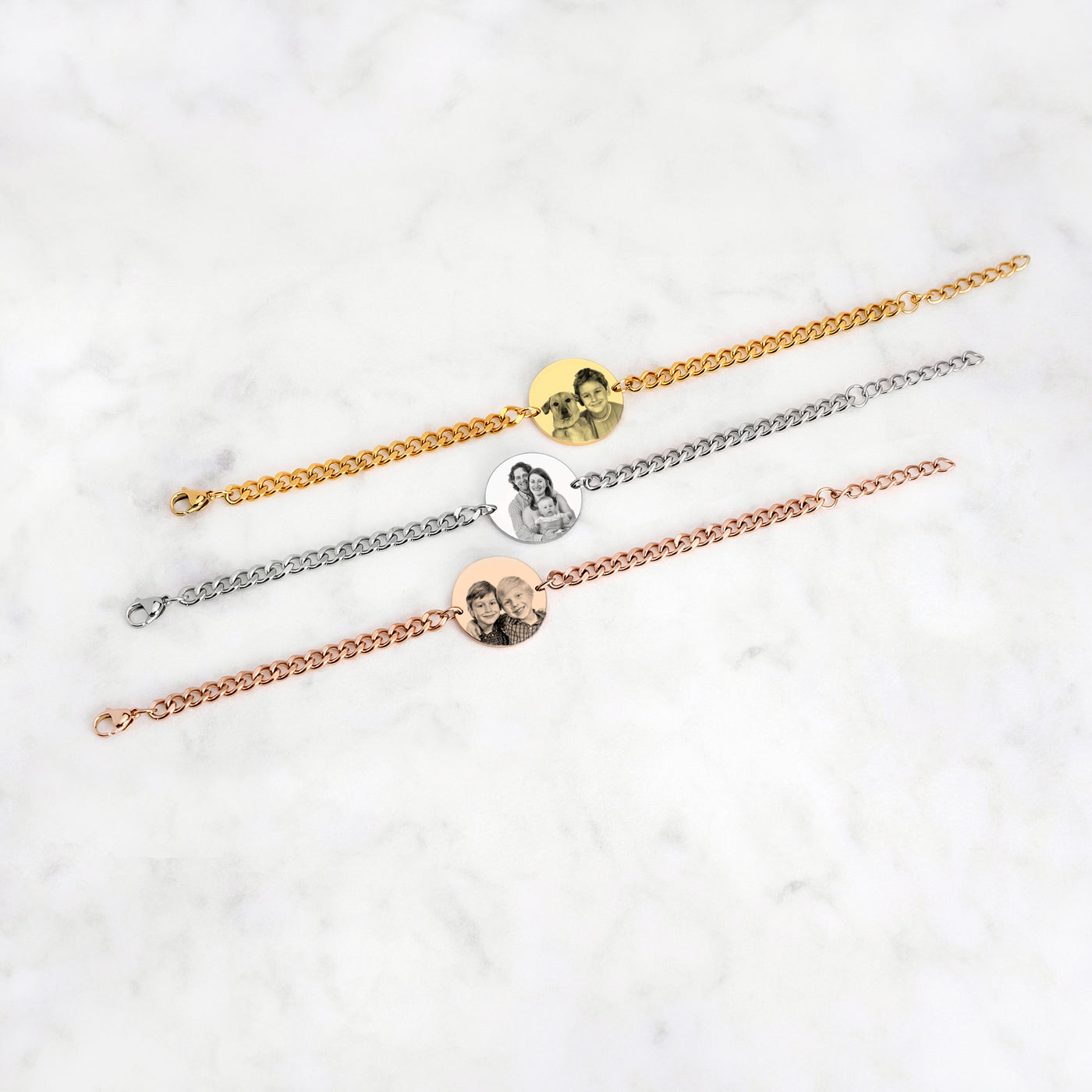 Fotogravur Armband Damen