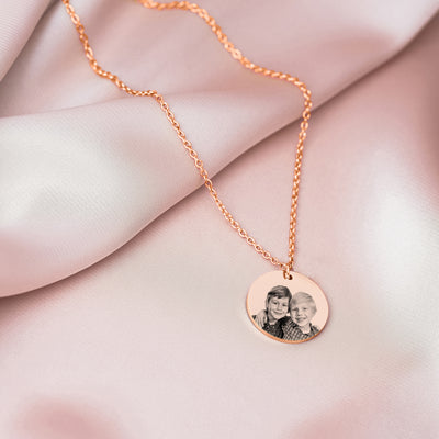 Halskette Fotogravur