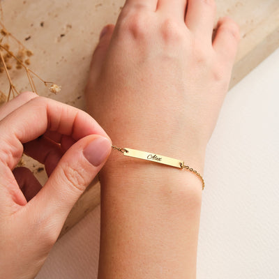 Bar Partnerarmband mit Gravur - OTANTO