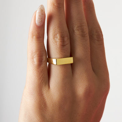 Bold Rectangle Ring - OTANTO