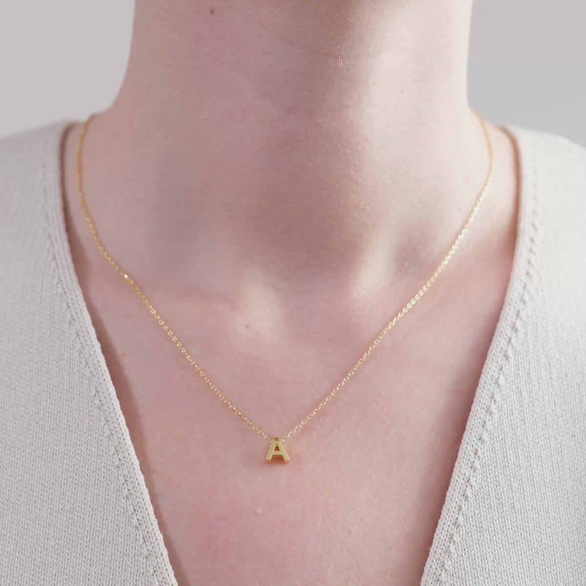 3D-halsband med initial