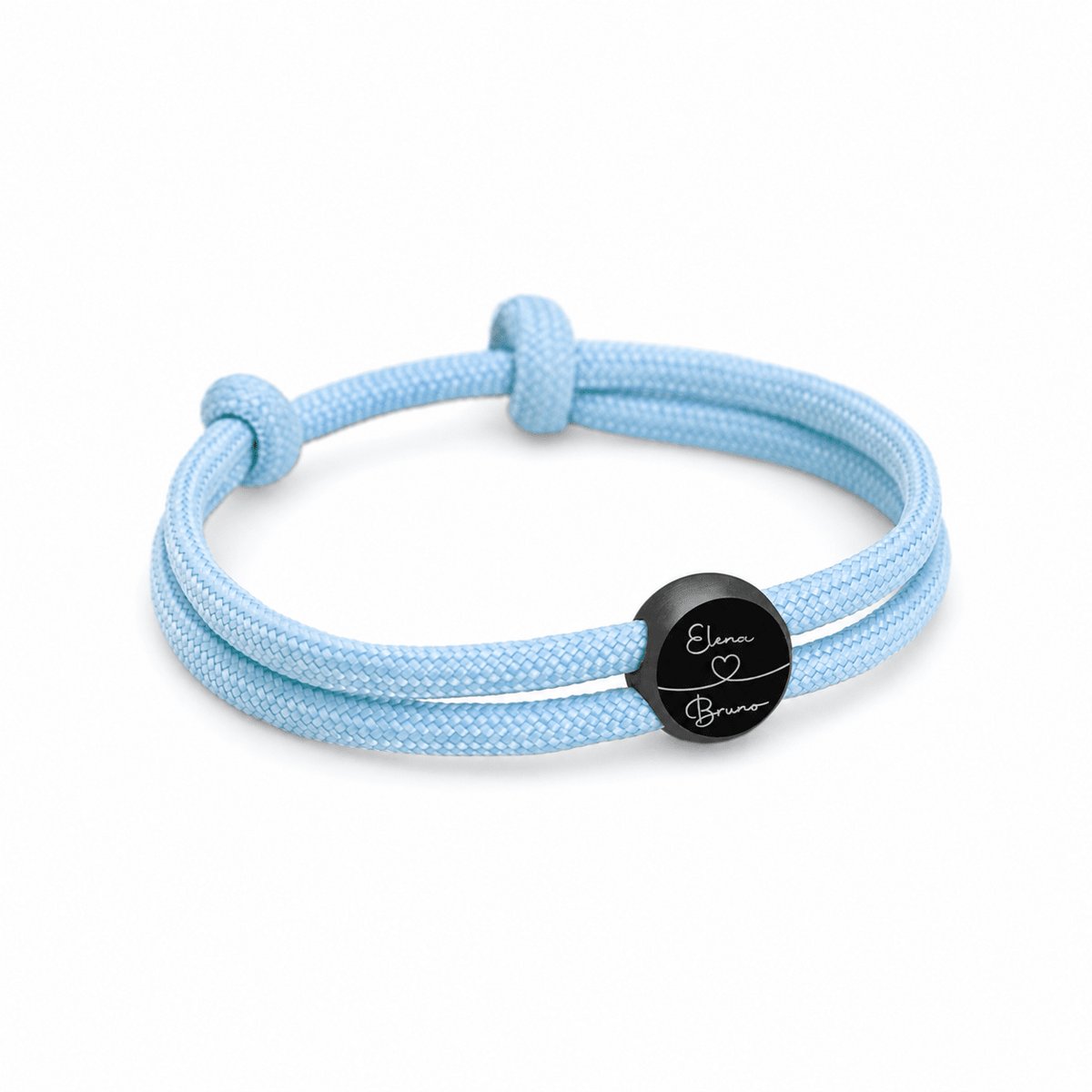 Segeltau Disc Armband mit Namensgravur - OTANTO