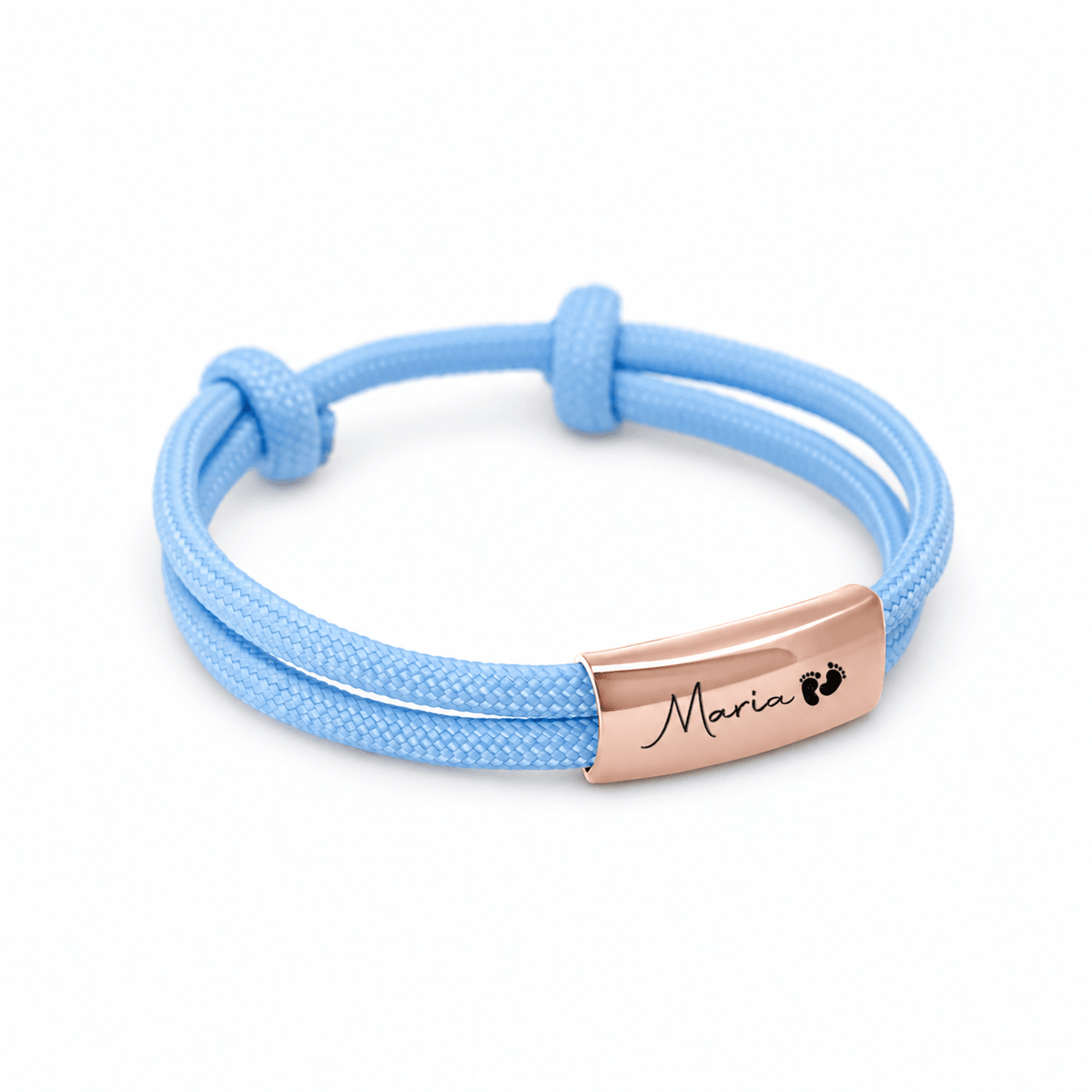 Segeltau Ring Armband mit Namensgravur - OTANTO