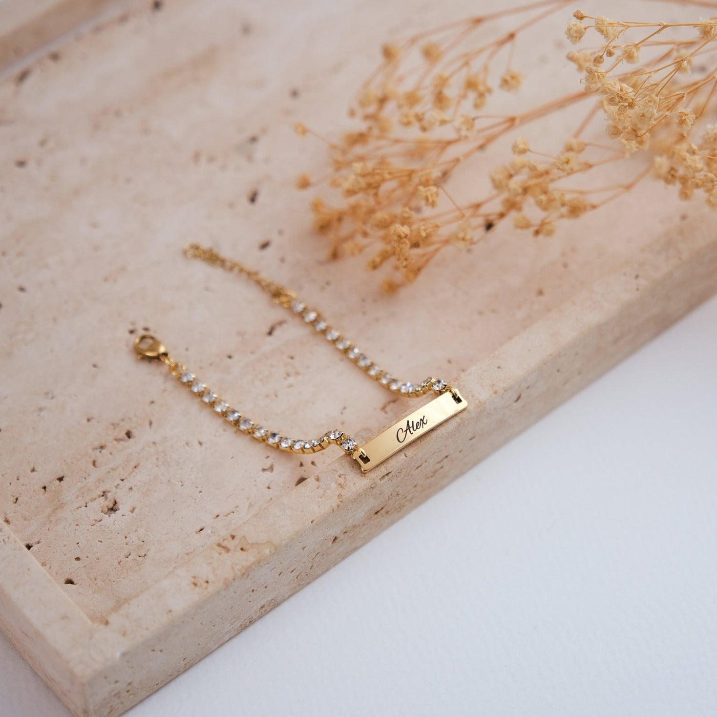 Tennis Armband mit Gravur - OTANTO